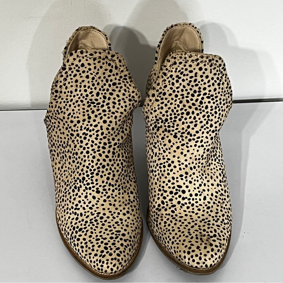 Coconuts by Matisse Trader Leather and Fur Cheetah Animal Print Bootie - Picture 1 of 6